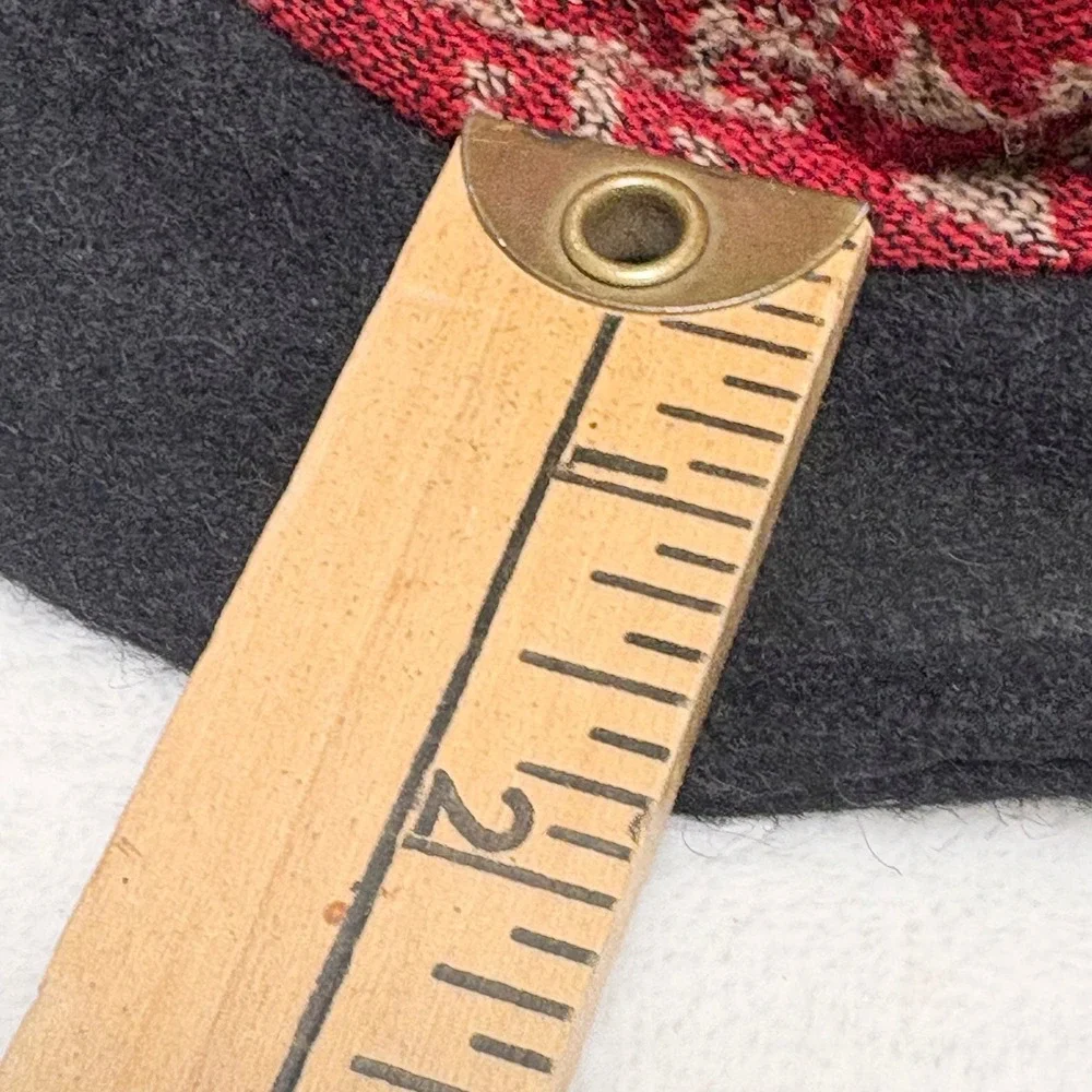 KDdidITY Boho Aztec Woven Wool Bucket Hat Festival Indie Grunge 90s Hippie VTG